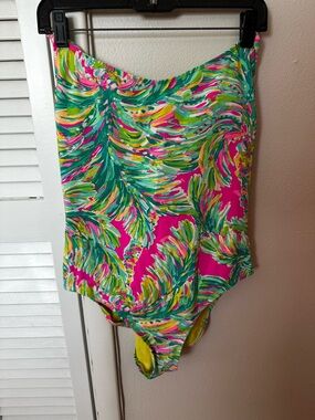 Lilly Pulitzer One-Piece Swimsuit Azalea Shady Lady